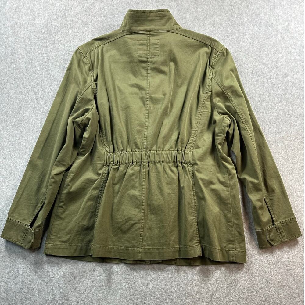 Banana Republic Olive Green Utility Field Jacket Military Style XL - Picture 5 of 6